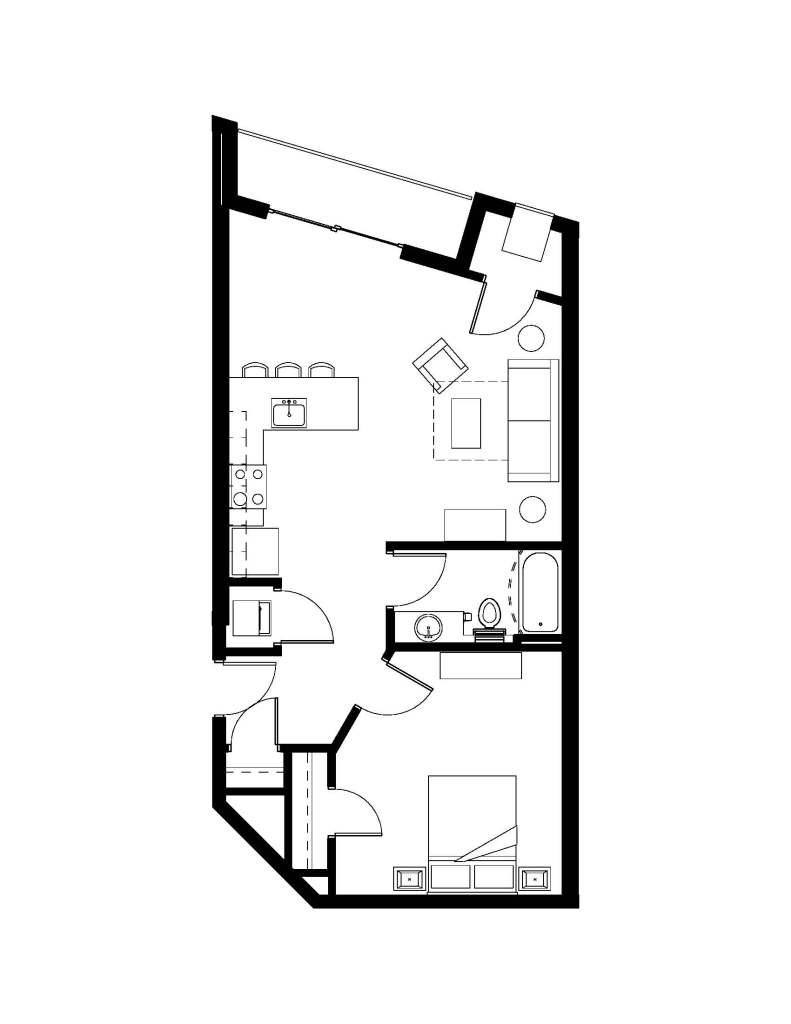 205 - Unit 1B-A 104, 204, 304, 404, 504, 604